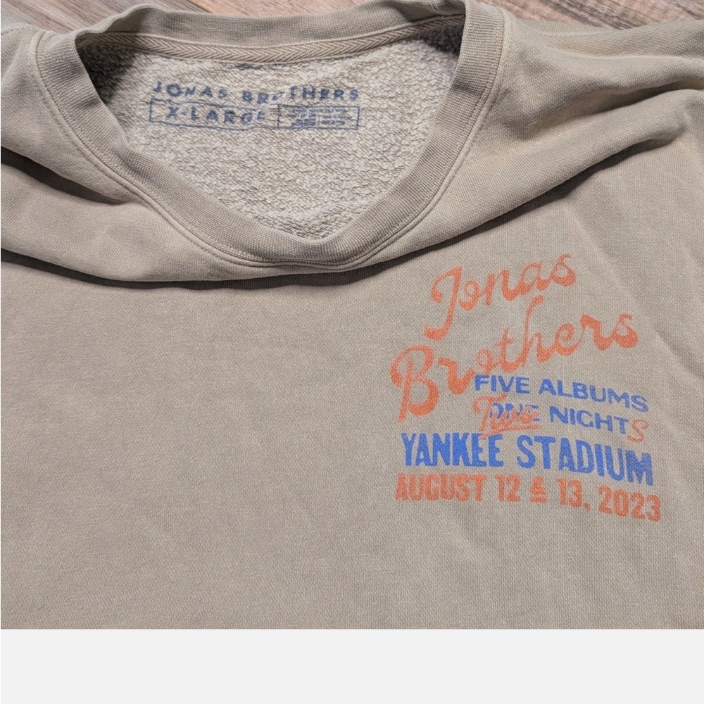 Jonas Brothers Tour x Yankee Stadium Pullover Sweatshirt